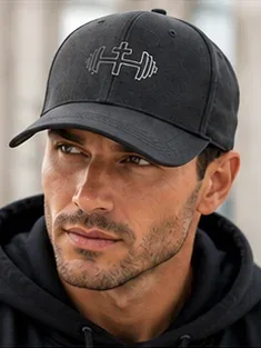 His House black accessories cap